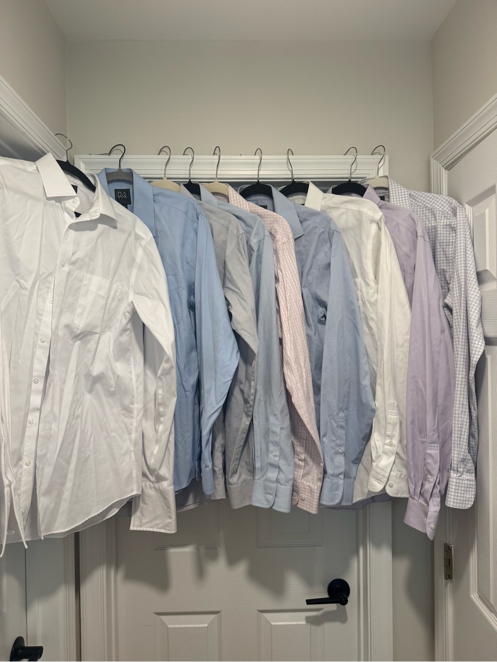 Jos. A. Bank men’s dress shirts sz 16 neck 36 arm Slim Fit All cotton lot of 9